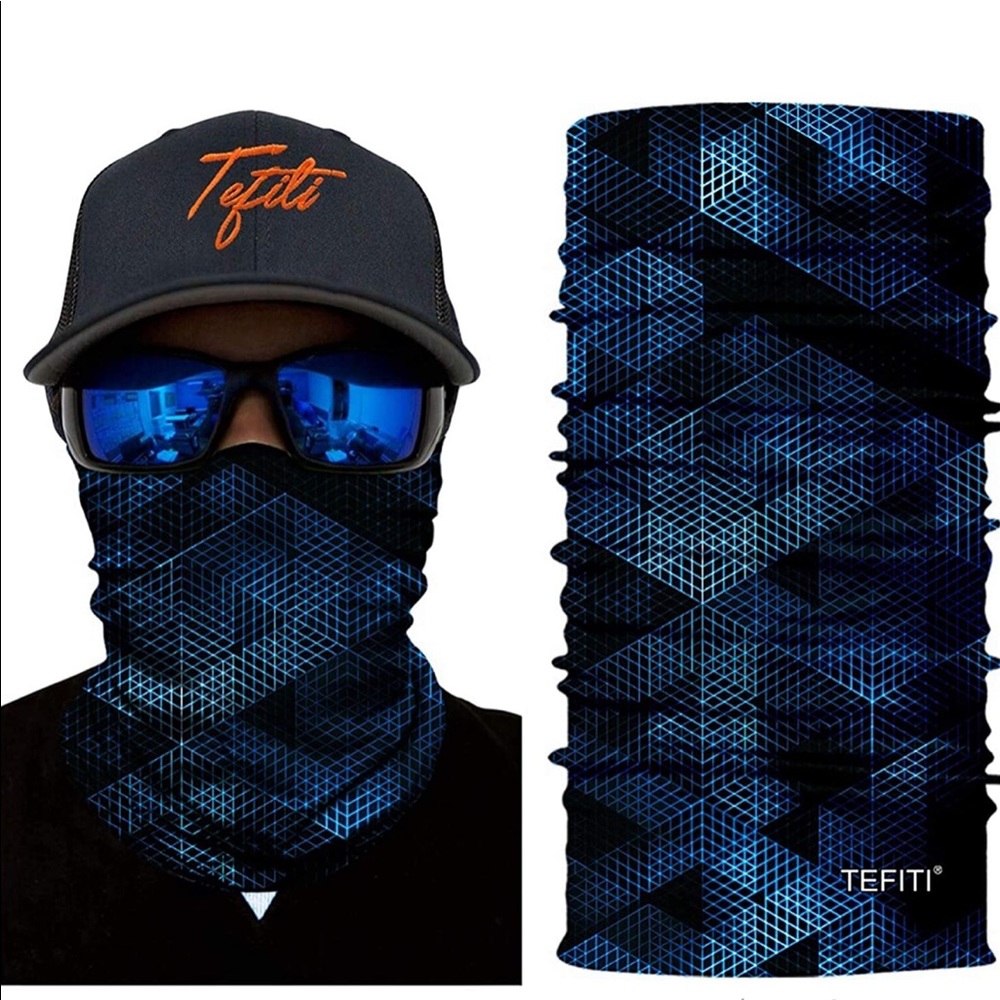 NWT TEFITI 3D Face Sun Mask,Neck Gaiter,Magic Scarf, Sun Protection Face Shield*
